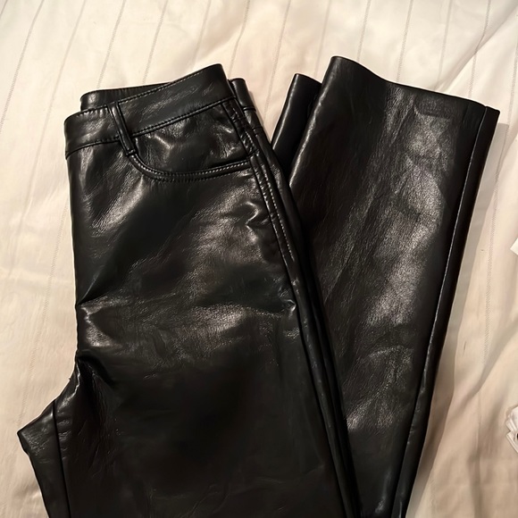 Aritzia Wilfred Melina High-waisted Vegan Leather Pants - Picture 3 of 5